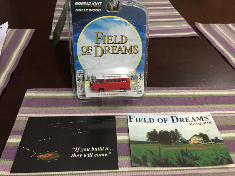 From the Field of Dreams gift shop, what other than a Greenlight FoD VW T2!